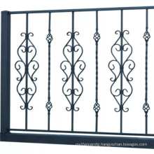 Wrought iron Decoration Fences with decorative Wrought iron Ornament for home or company Metal Fence